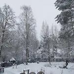 Riverside Sauna And Hot Tub Northern Lights شاليه
