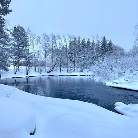 Chez-nous Aeaenekoski, Sauna & Jacuzzi, Northern Lights Alpesi faház