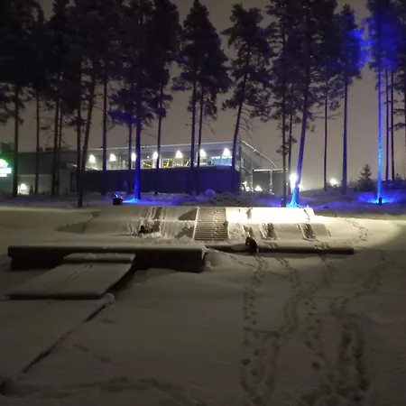 Riverside Sauna Hot Tub Northern Lights Chalet Aanekoski