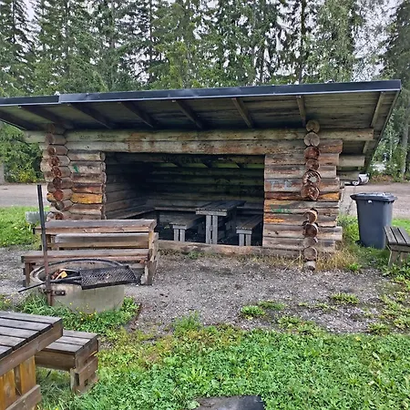 木屋 Riverside Cottage Aeaenekoski Sauna And Hot Tub Northern Lights