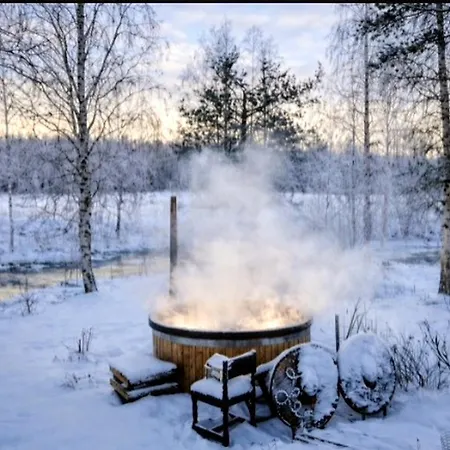 Riverside Sauna Hot Tub Northern Lights