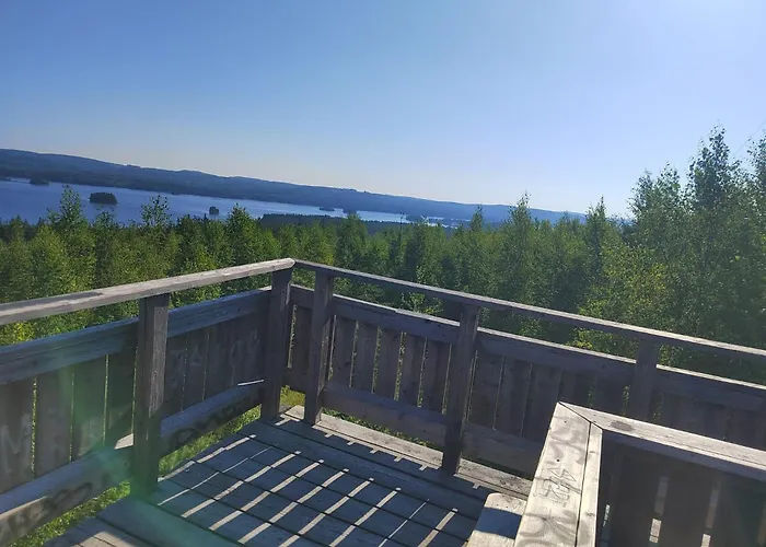 木屋 Riverside Cottage Aeaenekoski Sauna And Hot Tub Northern Lights Äänekoski