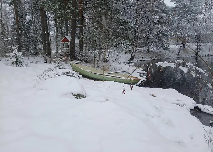 Riverside Cottage Aeaenekoski Sauna And Hot Tub Northern Lights *