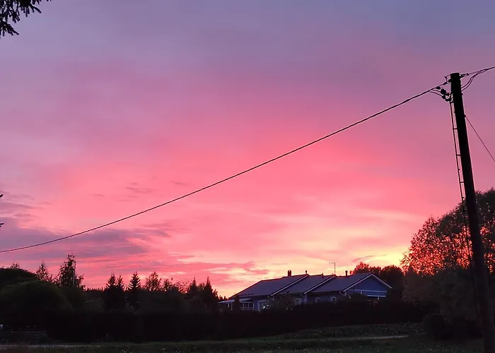 Riverside Sauna And Hot Tub Northern Lights * Äänekoski