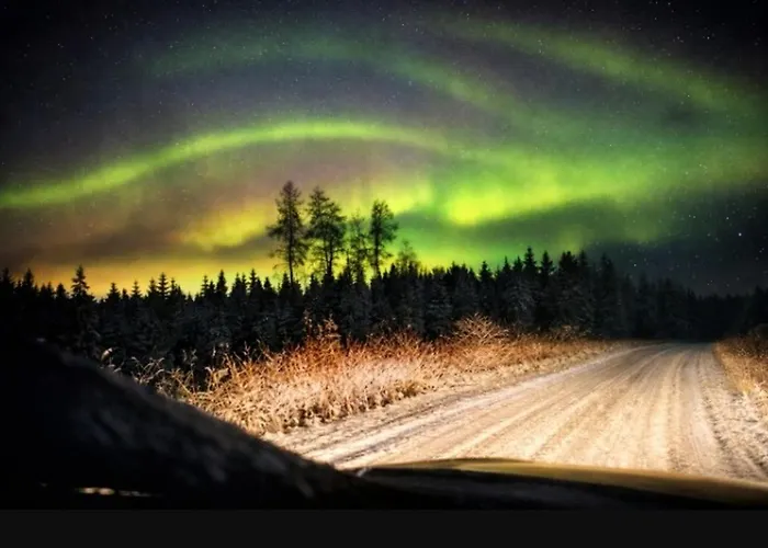 木屋 Riverside Cottage Aeaenekoski Sauna And Hot Tub Northern Lights Äänekoski