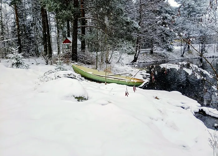 木屋 Riverside Cottage Aeaenekoski Sauna And Hot Tub Northern Lights *