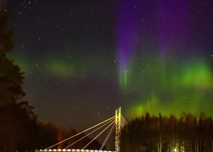 Riverside Cottage Aeaenekoski Sauna And Hot Tub Northern Lights * Äänekoski