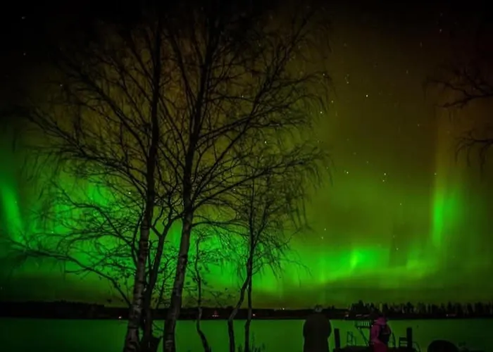 Riverside Sauna And Hot Tub Northern Lights * Äänekoski