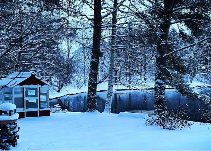 Chalet Riverside Sauna And Hot Tub Northern Lights